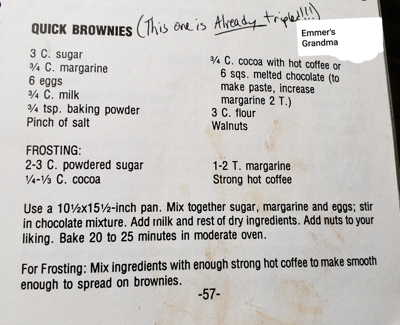 Apologies for the smudging on the pic—i once accidentally spilled a jar of cocoa on the page!